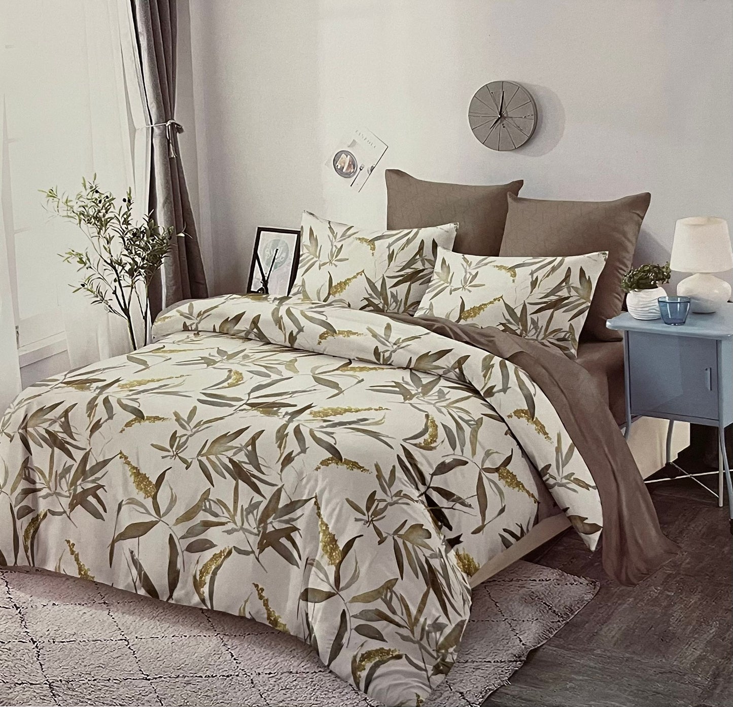 Lenjerie pat dublu, FINET, 6 piese, Pucioasa