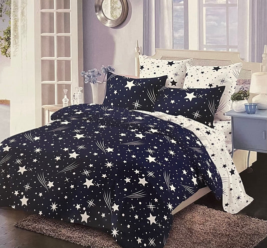 Lenjerie pat dublu, FINET, 6 piese, Pucioasa