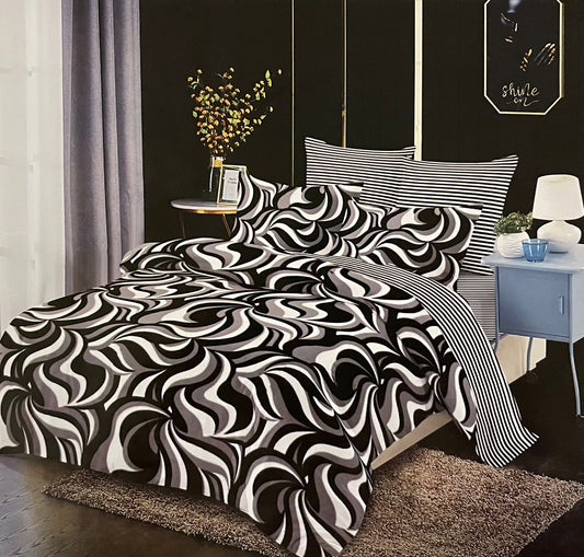 Lenjerie pat dublu, FINET, 6 piese, Pucioasa