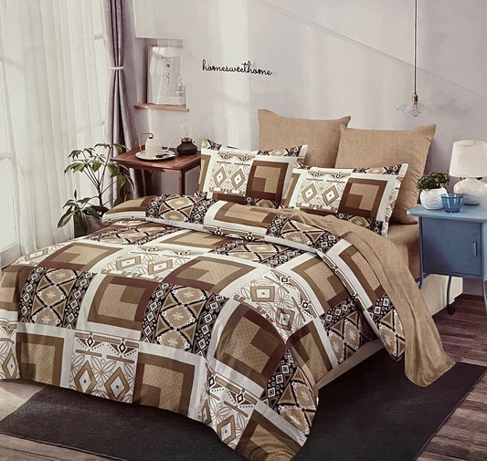 Lenjerie pat dublu, FINET, 6 piese, Pucioasa