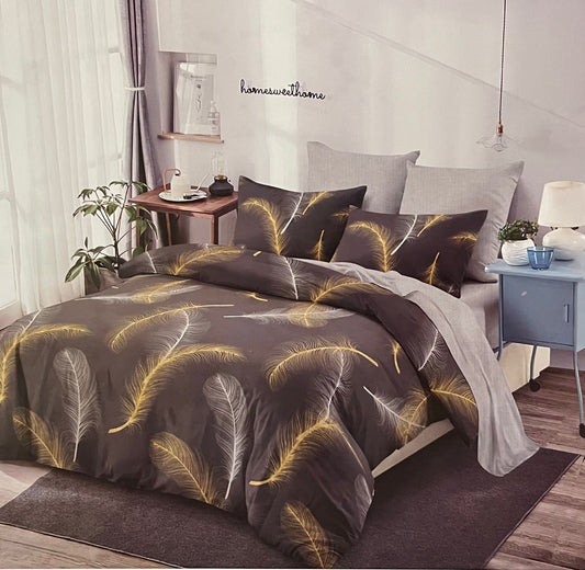 Lenjerie pat dublu, FINET, 6 piese, Pucioasa