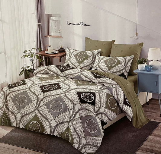 Lenjerie pat dublu, FINET, 6 piese, Pucioasa