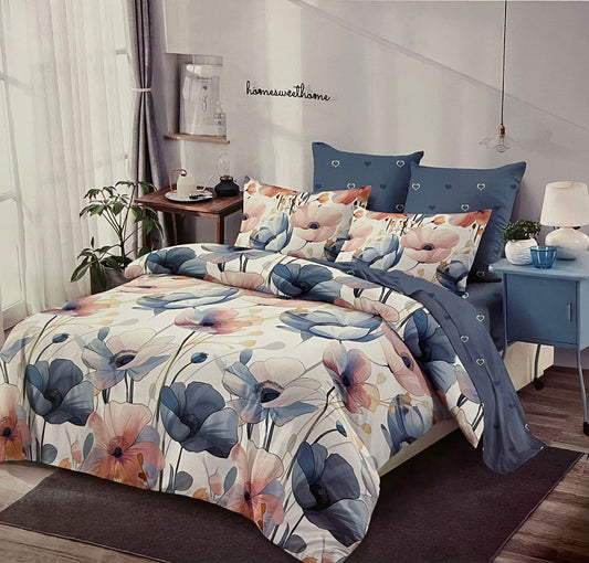 Lenjerie pat dublu, FINET, 6 piese, Pucioasa