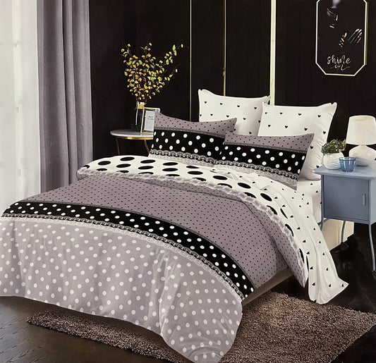 Lenjerie pat dublu, FINET, 6 piese, Pucioasa